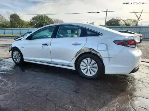 2016 Hyundai Sonata Hybrid Se VIN KMHE24L17GA033413 фото 2