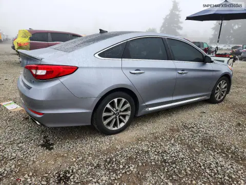 2016 Hyundai Sonata Limited VIN 5NPE34AFXGH330345 фото 3