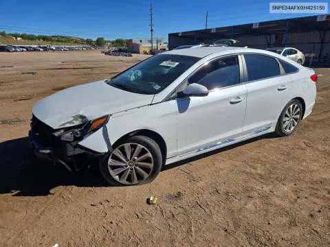 2016 Hyundai Sonata Sport VIN 5NPE34AFXGH425150 фото 1