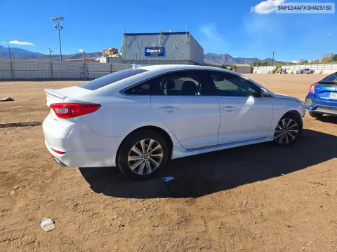 2016 Hyundai Sonata Sport VIN 5NPE34AFXGH425150 фото 3