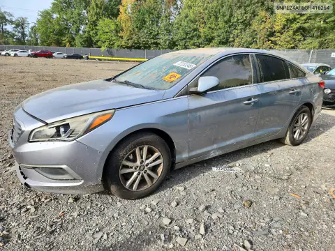 5NPE24AF6GH416254 — 2016 Hyundai Sonata, Передняя часть, фото до ремонта