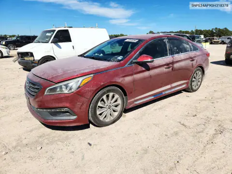5NPE34AF9GH318378 — 2016 Hyundai Sonata, Ходовая часть, фото до ремонта