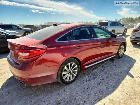 2016 Hyundai Sonata Sport VIN 5NPE34AF9GH318378 фото 3