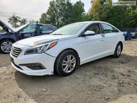 5NPE24AA0GH342141 — 2016 Hyundai Sonata, Передняя часть, фото до ремонта