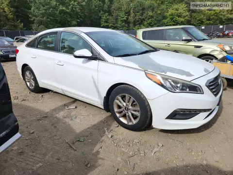 2016 Hyundai Sonata Eco VIN 5NPE24AA0GH342141 фото 4