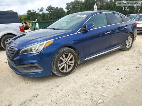 5NPE34AF4GH435043 — 2016 Hyundai Sonata, Механические повреждения, фото до ремонта