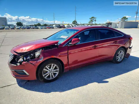 2016 Hyundai Sonata Se VIN 5NPE24AF7GH325736 фото 1