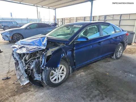 5NPE24AF8GH396606 — 2016 Hyundai Sonata, Передняя часть, фото до ремонта