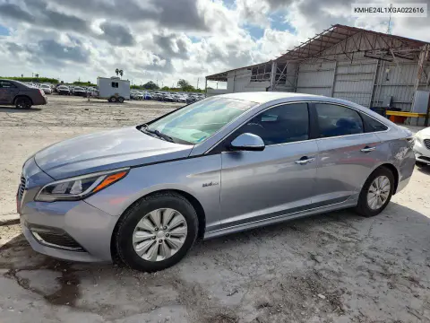 KMHE24L1XGA022616 — 2016 Hyundai Sonata, Мелкие вмятины и царапины, фото до ремонта