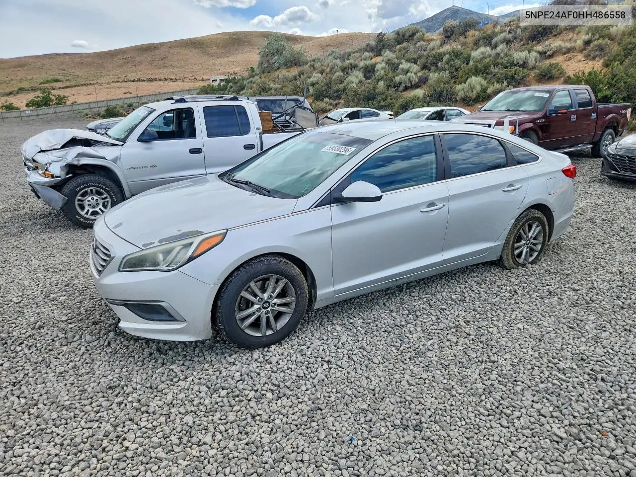 5NPE24AF0HH486558 Hyundai Sonata 2017 — повреждение Передняя часть, фото до ремонта