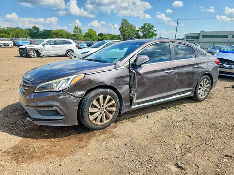 5NPE34AF8HH528892 — 2017 Hyundai Sonata, Передняя часть (Front End), фото до ремонта