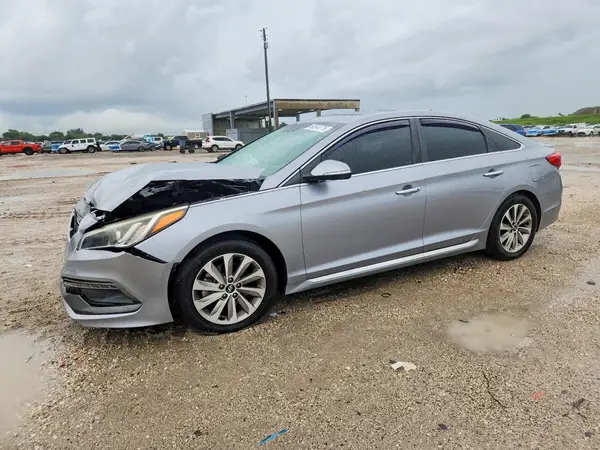 5NPE34AF8HH582841 — 2017 Hyundai Sonata, Передняя часть (Front End), фото до ремонта