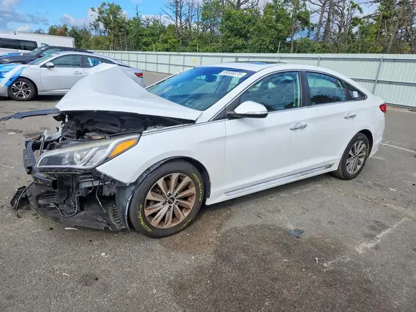 5NPE34AF2HH524059 — 2017 Hyundai Sonata, Передняя часть (Front End), фото до ремонта