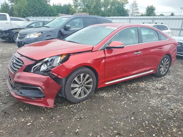 5NPE34AF4HH540103 — 2017 Hyundai Sonata, Передняя часть (Front End), фото до ремонта