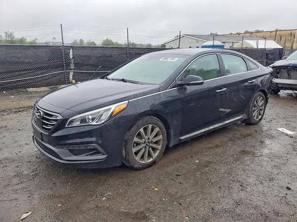 5NPE34AF9HH464636 — 2017 Hyundai Sonata, Задняя часть (Rear End), фото до ремонта