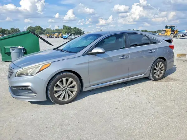 5NPE34AF3HH451655 — 2017 Hyundai Sonata, Задняя часть (Rear End), фото до ремонта