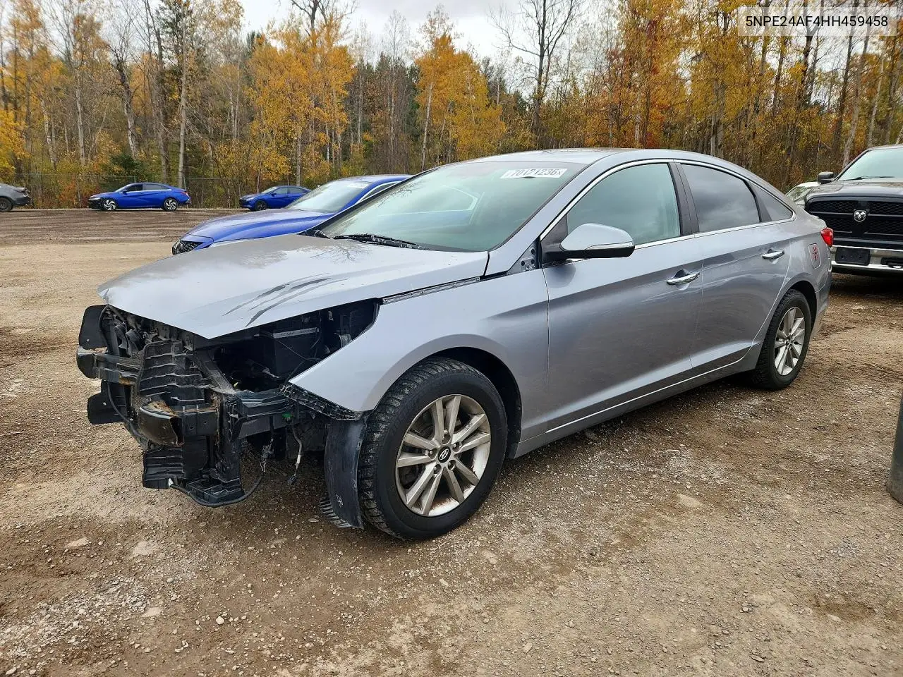 5NPE24AF4HH459458 Hyundai Sonata 2017 — повреждение Передняя часть, фото до ремонта