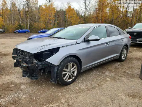 5NPE24AF4HH459458 — 2017 Hyundai Sonata, Передняя часть, фото до ремонта