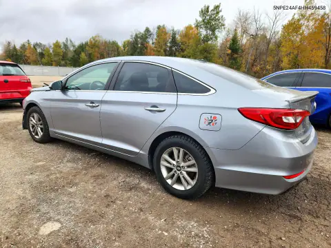 5NPE24AF4HH459458 — 2017 Hyundai Sonata, фото 2 с аукциона Copart 20.10.2026, Передняя часть