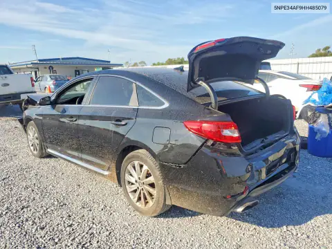 5NPE34AF9HH485079 — 2017 Hyundai Sonata, фото 2 с аукциона Copart, Передняя часть