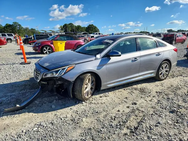 5NPE34AB8HH521986 — 2017 Hyundai Sonata, Передняя часть (Front End), фото до ремонта