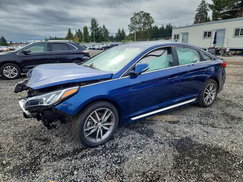 5NPE34AB5HH438371 — 2017 Hyundai Sonata, Передняя часть (Front End), фото до ремонта