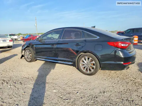 2017 Hyundai Sonata Sport VIN 5NPE34AFXHH571453 фото 2