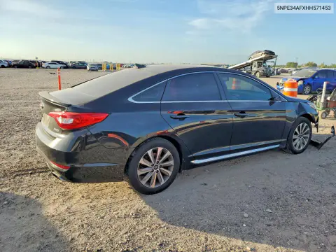 2017 Hyundai Sonata Sport VIN 5NPE34AFXHH571453 фото 3