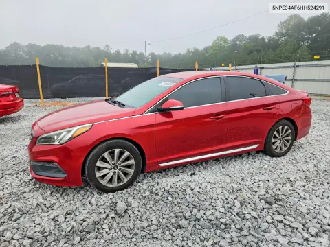 5NPE34AF6HH524291 — 2017 Hyundai Sonata, Сторона, фото до ремонта
