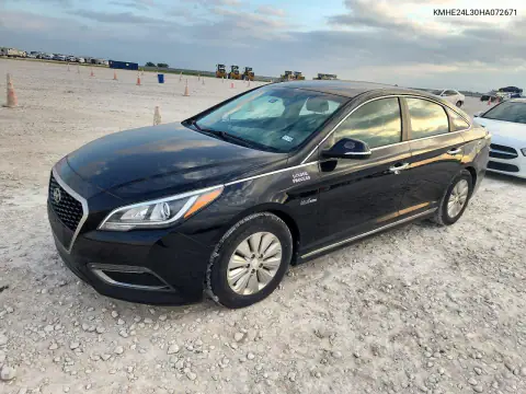 KMHE24L30HA072671 — 2017 Hyundai Sonata, Передняя часть, фото до ремонта