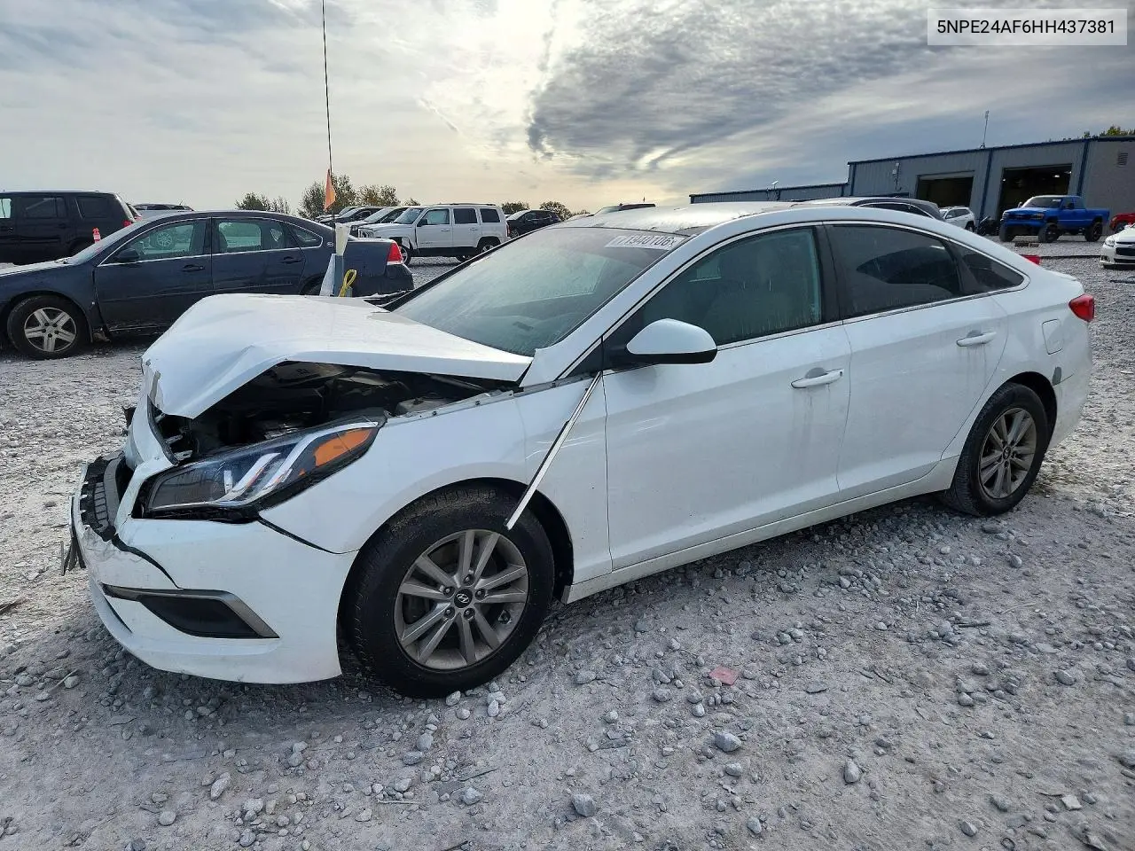 2017 Hyundai Sonata Se VIN 5NPE24AF6HH437381 фото 1
