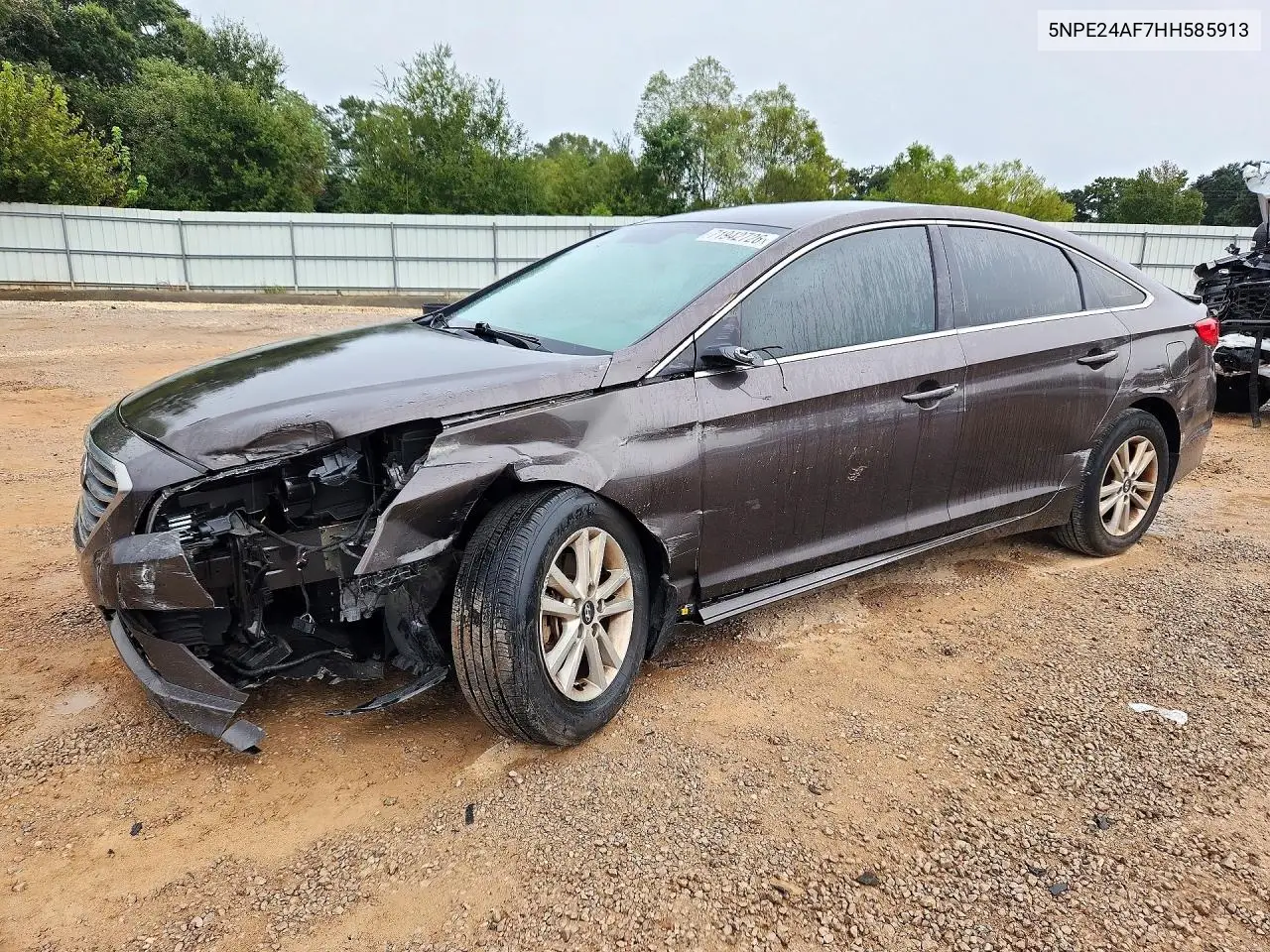 2017 Hyundai Sonata Se VIN 5NPE24AF7HH585913 фото 1