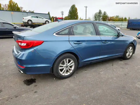 2017 Hyundai Sonata Se VIN 5NPE24AF1HH490585 фото 3