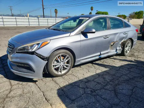 5NPE34AB6HH543775 — 2017 Hyundai Sonata, Сторона, фото до ремонта