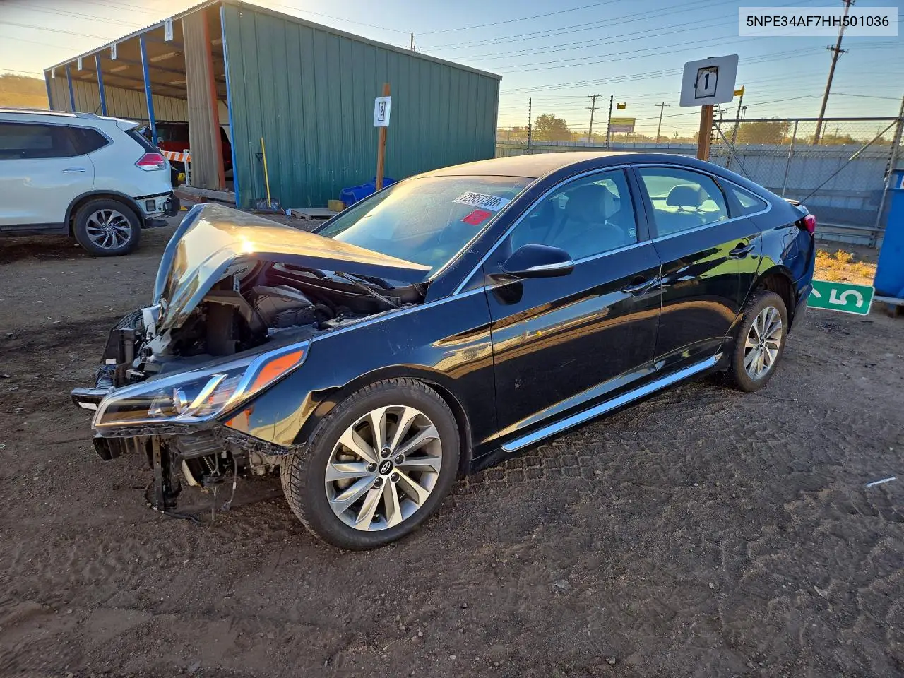2017 Hyundai Sonata Sport VIN 5NPE34AF7HH501036 фото 1