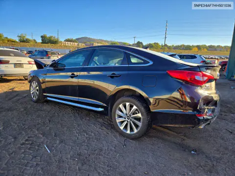 2017 Hyundai Sonata Sport VIN 5NPE34AF7HH501036 фото 2