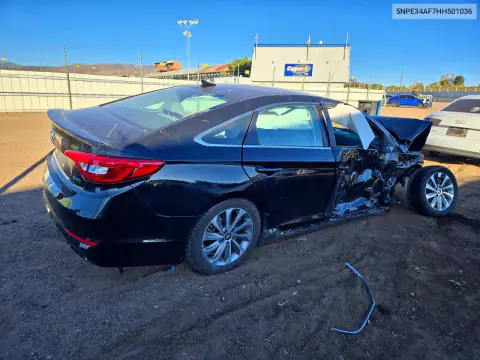 2017 Hyundai Sonata Sport VIN 5NPE34AF7HH501036 фото 3