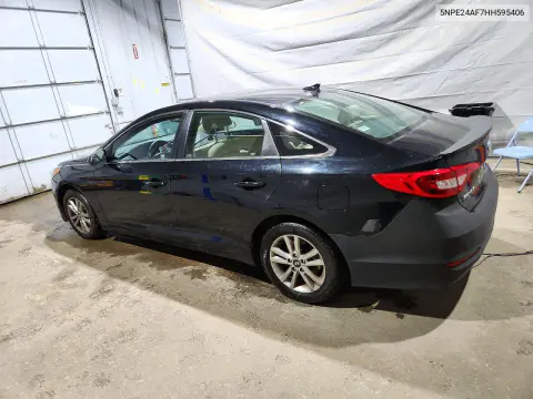 2017 Hyundai Sonata Se VIN 5NPE24AF7HH595406 фото 2
