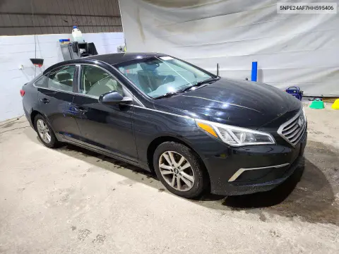 2017 Hyundai Sonata Se VIN 5NPE24AF7HH595406 фото 4