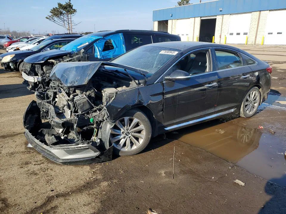 2017 HYUNDAI SONATA VIN 5NPE34AF7HH522033 фото 1