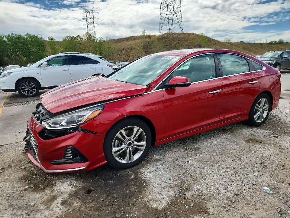 5NPE34AF4JH665222 Hyundai Sonata 2018 — повреждение Передняя часть, фото до ремонта