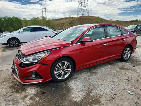 5NPE34AF4JH665222 — 2018 Hyundai Sonata, Передняя часть (Front End), фото до ремонта