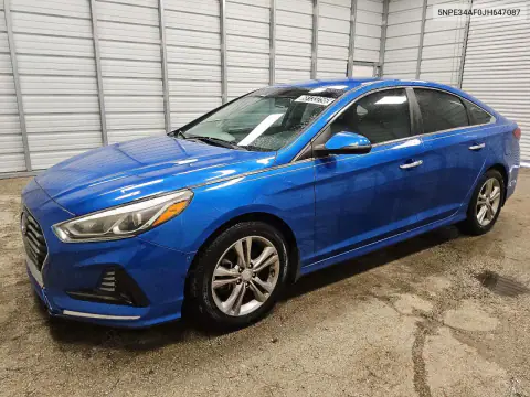 5NPE34AF0JH647087 — 2018 Hyundai Sonata, Мелкие вмятины и царапины, фото до ремонта