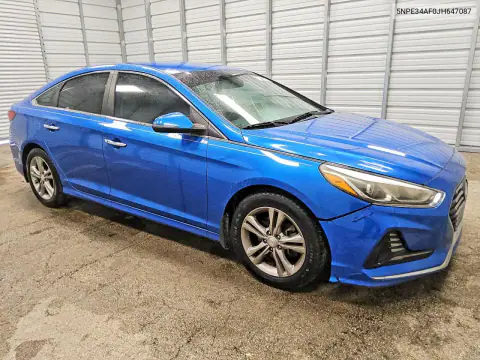 2018 Hyundai Sonata Sel VIN 5NPE34AF0JH647087 фото 4