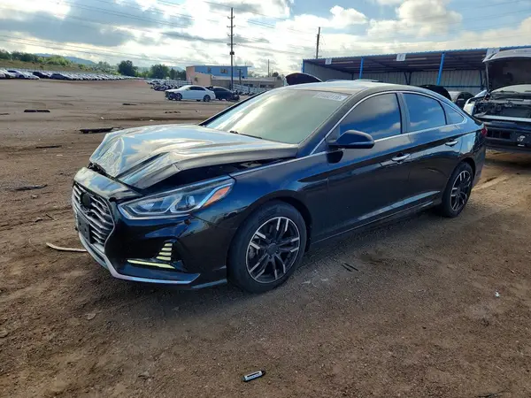 5NPE34AF1JH660950 — 2018 Hyundai Sonata, Передняя часть (Front End), фото до ремонта