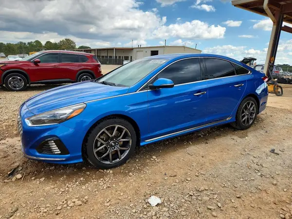 5NPE34AB8JH668539 — 2018 Hyundai Sonata, Передняя часть (Front End), фото до ремонта