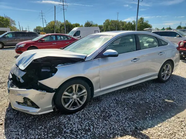 5NPE34AF6JH647837 — 2018 Hyundai Sonata, Передняя часть (Front End), фото до ремонта