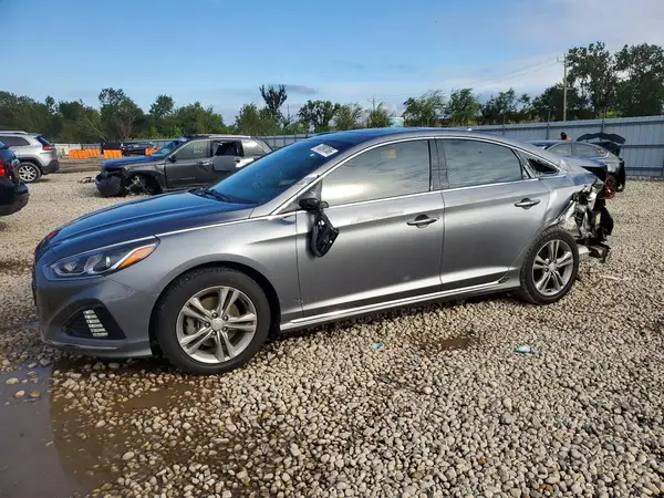 5NPE34AFXJH710020 — 2018 Hyundai Sonata, Задняя часть (Rear End), фото до ремонта