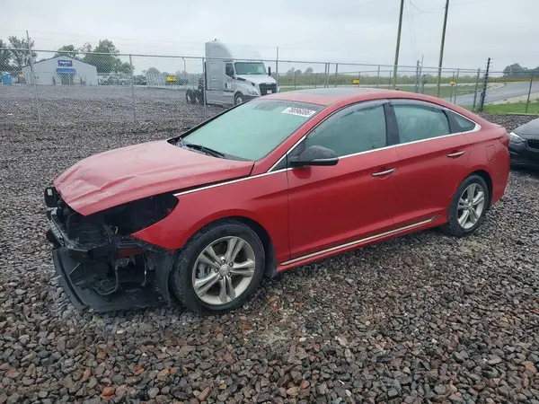 5NPE34AF3JH661162 — 2018 Hyundai Sonata, Передняя часть (Front End), фото до ремонта