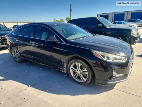 2018 Hyundai Sonata Sel VIN 5NPE34AF9JH654636 фото 4